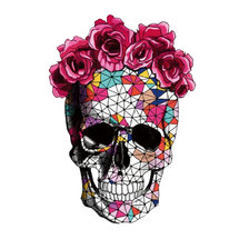 Схема вышивки «Череп»