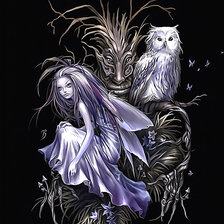 Схема вышивки «Фея»