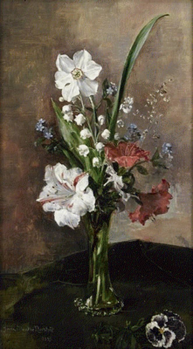 цветы - картина, цветы - предпросмотр