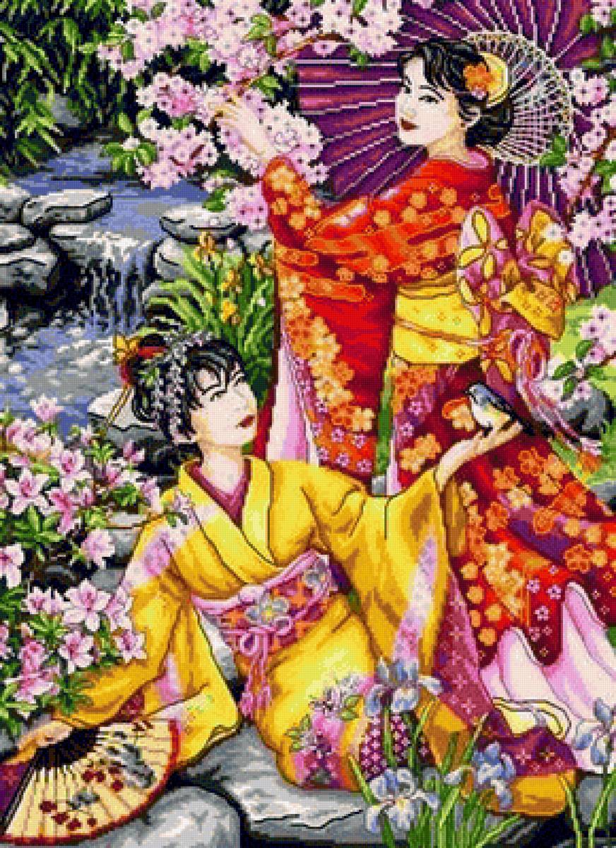 Девушки - цветы, девушки - предпросмотр