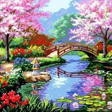 Цветущий сад