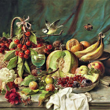 Схема вышивки «натюрморт»