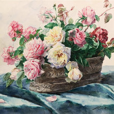 Схема вышивки «букет роз»