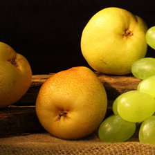 Схема вышивки «груші й виноград»