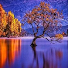 Схема вышивки «Горный пейзаж»