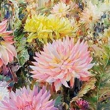 Схема вышивки «цветы»