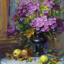 Схема вышивки «Флоксы, редкий сорт.»