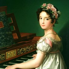 Сакариас Гонсалес Веласкес. Портрет Мануэлы Гонсалес