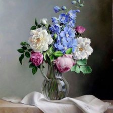 Акварельный букет