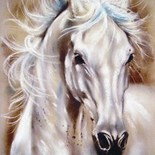 Схема вышивки «пегая лошадь»