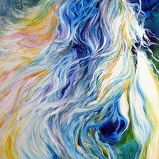 Схема вышивки «гривастая лошадь»