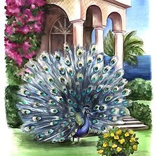 Схема вышивки «акварель»