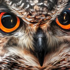 Схема вышивки «Сова»