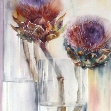 Схема вышивки «чертополох»