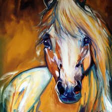 Схема вышивки «Плачущая лошадь»