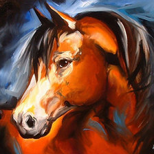 Схема вышивки «Хитрый конь»