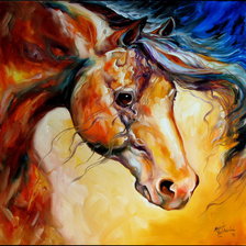 Схема вышивки «Небесный конь»