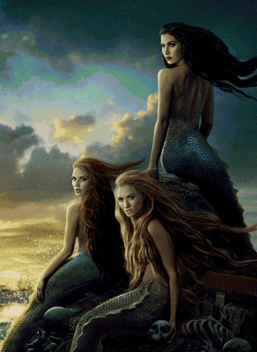 Русалки - русалки, фэнтези - предпросмотр