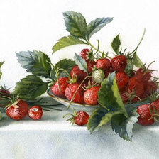 Схема вышивки «fresas»