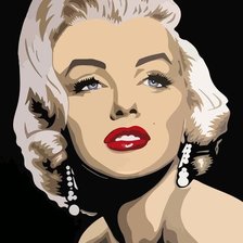 Схема вышивки «мерилин поп-арт»