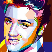 Схема вышивки «элвис поп-арт»