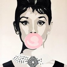 Схема вышивки «одри поп-арт»