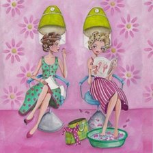 Схема вышивки «Salón de belleza»