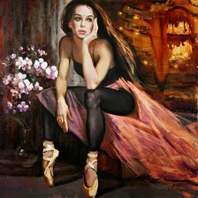 Схема вышивки «balet»