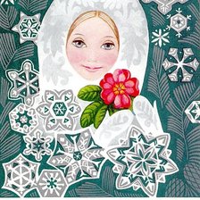 Схема вышивки «снегурочка»
