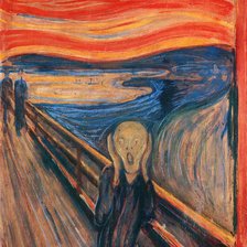 Схема вышивки «Крик. Мунк»