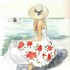 Схема вышивки «Ожидание»