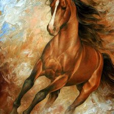 Схема вышивки «Скакун»