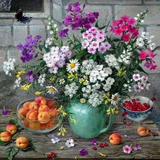 Схема вышивки «Decoração ,de,Mesa,»