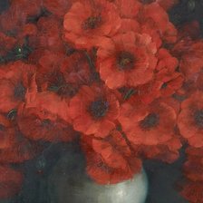 Схема вышивки «маки»