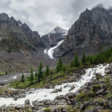 Схема вышивки «Долина Актру»