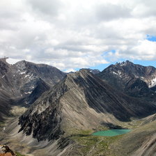 Схема вышивки «Небесное озеро»