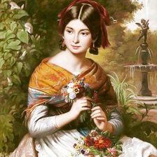 Схема вышивки «серия "Портреты"»