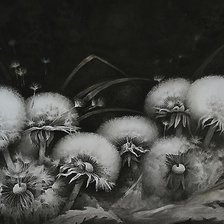 Схема вышивки «одуванчики»