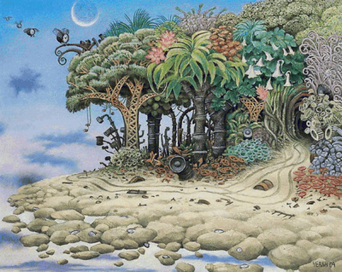 ЯЦЕК ЙЕРКА.ТЕХНО ПЛЯЖ - картины - предпросмотр