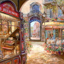 Схема вышивки «ВАДИМ СУЛЯКОВ.  АНТИКВАРНЫЙ МАГАЗИН»