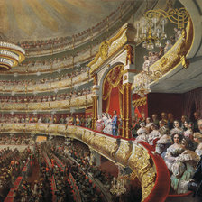 Схема вышивки «Спектакль в Большом театре»