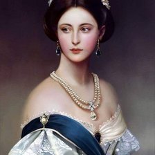 Схема вышивки «Принцесса Шарлотта. Франц Ксавер Винтерхальтер»