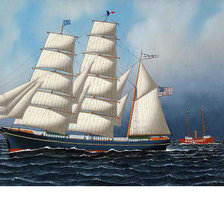 Схема вышивки «Бригантина»