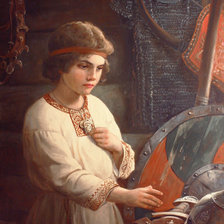 Схема вышивки «Доспехи отца. Андрей Шишкин»