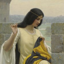 Схема вышивки «вышивальщица»