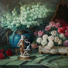 Схема вышивки «цветы»