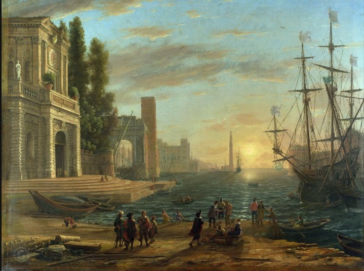 Морской порт Клод лоррен - оригинал