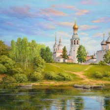 Схема вышивки «Храм»