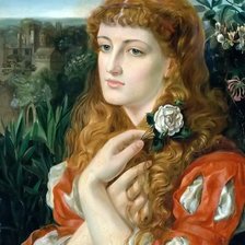 Схема вышивки «Эмма Сэндис. Роза Леди Холдинг»