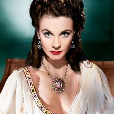 Схема вышивки «Вивьен Ли»